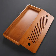 Load image into Gallery viewer, Bamboo Tea Tray Saucer Teaboard 3 Varied Sizes - King Tea Mall - photo 2
