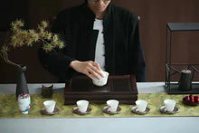 Load image into Gallery viewer, Bamboo Tea Tray with Plastic Water Tank  L37*W26*H7cm - King Tea Mall