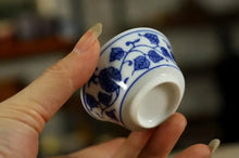 Load image into Gallery viewer, Blue &amp; White Porcelain, Tea Cups, Traditional Painting, Tea Cup, 2 Variations. - photo 2
