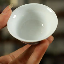 Load image into Gallery viewer, Blue &amp; White Porcelain, Tea Cups, Traditional Painting, Tea Cup, 2 Variations. - photo 7
