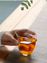 Load image into Gallery viewer, Borosilicate Glass Hexagon Gong Dao Bei (Pitcher) 230ml - photo 5