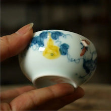 Load image into Gallery viewer, Celadon Porcelain, Rooster Tea Cup, 50cc - photo 4