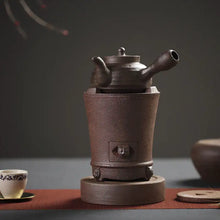 Load image into Gallery viewer, ChaoZhou Pottery Zheng Zhi Lu(Honest Stove), Gao Sheng Hu (Arising Kettle) 430ml - photo 3