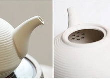 Load image into Gallery viewer, Chaozhou Sha Diao Water Boiling Kettle in White Clay 680ml - photo 4