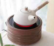 Load image into Gallery viewer, Chaozhou Sha Diao Water Boiling Kettle in White Clay 680ml - photo 7