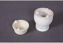 Load image into Gallery viewer, Chaozhou White Mud "Yu Shu Wei" Charcoal / Alcohol Lamp Stove - King Tea Mall