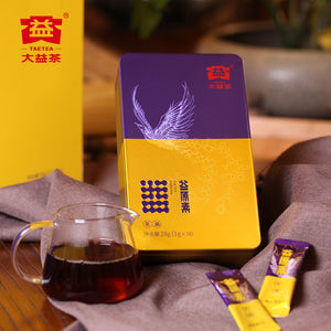 2021 DaYi "Yi Yuan Su - Cha Jing" ( Original Beneficial Factors - Tea Powder) 1g/bag, 28bags/box Puerh Shou Cha Ripe Tea