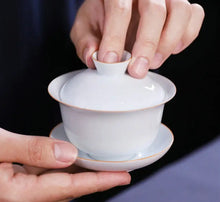 Load image into Gallery viewer, Dehua White Porcelain Gaiwan Set 150cc-175cc, KTM15 - photo 10