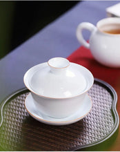 Load image into Gallery viewer, Dehua White Porcelain Gaiwan Set 150cc-175cc, KTM15 - photo 9