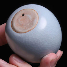 Load image into Gallery viewer, "Egg" Tea Pet, "Ru Yao" Kiln Pottery Ceramic.