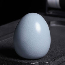 Load image into Gallery viewer, "Egg" Tea Pet, "Ru Yao" Kiln Pottery Ceramic.