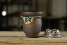 Charger l'image dans la galerie, Fancy Rust Glaze Porcelain, Pitcher, Tea Strainer. - photo 9