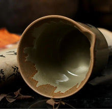 將圖片載入圖庫檢視器 GongDaoBei Coarse Pottery Pitcher, 180cc, 2 Patterns, Rough Ceramic Materials - photo 4