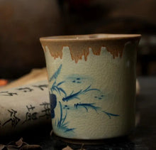 將圖片載入圖庫檢視器 GongDaoBei Coarse Pottery Pitcher, 180cc, 2 Patterns, Rough Ceramic Materials - photo 7