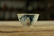 Load image into Gallery viewer, Gongfu Tea Cup, 60cc, 4pcs/set, Paint of Plum orchid bamboo chrysanthemum Porcel - photo 3