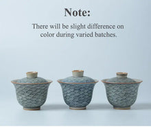 Load image into Gallery viewer, Handmade "Gai Wan "160ml, Qinghuaci, Blue and White China Porcelain from Jingde Town. Gaiwan. - King Tea Mall - photo 10
