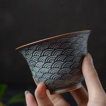 Load image into Gallery viewer, Handmade "Gai Wan "160ml, Qinghuaci, Blue and White China Porcelain from Jingde Town. Gaiwan. - King Tea Mall - photo 6