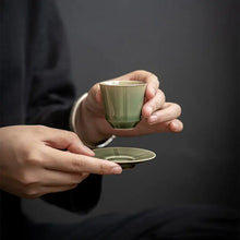 Load image into Gallery viewer, Handmade Yue Kiln Green Porcelain 100ml "Gai Wan",  50ml "Tea Cup" Gaiwan teacup tea wares teasers gongfu tea 