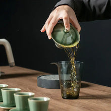 Load image into Gallery viewer, Handmade Yue Kiln Green Porcelain 100ml "Gai Wan",  50ml "Tea Cup" Gaiwan teacup tea wares teasers gongfu tea 