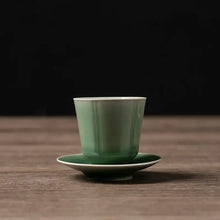 Load image into Gallery viewer, Handmade Yue Kiln Green Porcelain 100ml "Gai Wan",  50ml "Tea Cup" Gaiwan teacup tea wares teasers gongfu tea 