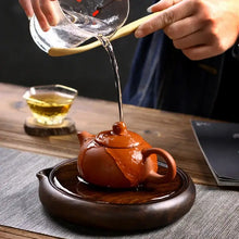 Load image into Gallery viewer, Heavy Bamboo Tray for holding Yixing Teapot or Gaiwan, Saucer, Board - King Tea Mall - photo 2