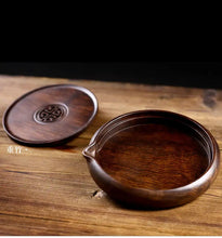 Load image into Gallery viewer, Heavy Bamboo Tray for holding Yixing Teapot or Gaiwan, Saucer, Board - King Tea Mall - photo 6