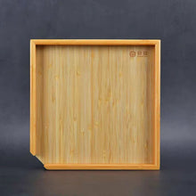Load image into Gallery viewer, Large Half Bamboo Tea Tray Square Saucer / Board
