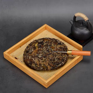 Large Half Bamboo Tea Tray Square Saucer / Board