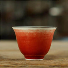 Load image into Gallery viewer, "Ji Hong" Rain Red Glaze Porcelain, Tea Cup - King Tea Mall