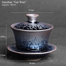 Load image into Gallery viewer, Jianzhan Oil Drop Gaiwan 140 cc, KTM008 - photo 2