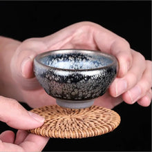 Load image into Gallery viewer, JianZhan Yin You Di (Silver Oil Drip) Tea Cup, 55cc , KTM00 - photo 4