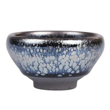 Load image into Gallery viewer, JianZhan Yin You Di (Silver Oil Drip) Tea Cup, 55cc , KTM00