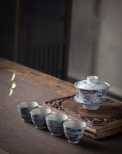 Load image into Gallery viewer, Jingdezhen Qing Hua Ci (Blue &amp; White Porcelain) Tea Cup 35 CC, Gaiwan 140 CC /17 - photo 16