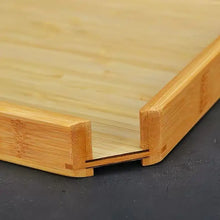 Load image into Gallery viewer, Large Half Bamboo Tea Tray Square Saucer / Board - photo 5