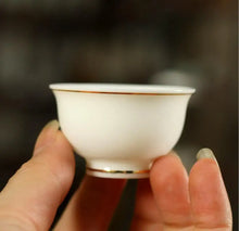 Load image into Gallery viewer, Milk White Glaze Porcelain, Tea Cup, 4 Variations, 30cc-110cc - photo 8