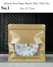 Load image into Gallery viewer, Moisture Proof Zipper Bag for Storing Puerh Tea 200g / 357g / 500g Cake - King Tea Mall