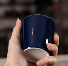 Carica l'immagine nel visualizzatore di Gallery, Ocean Blue Glaze Ceramic Strainer / Filter, GongDaoBei Ceramic Pitcher, 150cc, - photo 6