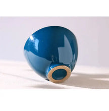 Load image into Gallery viewer, Peacock Green Glazed Porcelain Tea Cup, 75ml, Chinese Gongfu Teaware. - King Tea Mall - photo 3