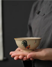 Load image into Gallery viewer, Rough Pottery Ji Gang Bei (Rooster Cup) Tea Cup 2 Sets Variations Teawares - photo 10