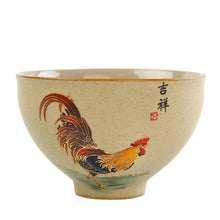 Load image into Gallery viewer, Rough Pottery Ji Gang Bei (Rooster Cup) Tea Cup 2 Sets Variations Teawares