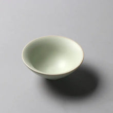 Load image into Gallery viewer, Ru Yao Kiln Porcelain, Dou Li (Rain Hat) Tea Cup, 80ml - photo 4