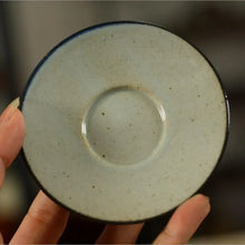 Load image into Gallery viewer, Rustic Blue and White Porcelain Gaiwan, 175cc - photo 5