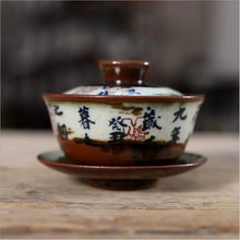 將圖片載入圖庫檢視器 Rustic Blue and White Porcelain, Tea Cup, 2 Variations. 120-150cc Gaiwan, - photo 6