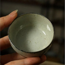 Load image into Gallery viewer, Rustic Porcelain, 2 Kinds of Tea Cups, 70cc*4pcs, Tian Yuan Si Se/ Mei Lan Zhu J - photo 4