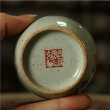 Load image into Gallery viewer, Rustic Porcelain, 2 Kinds of Tea Cups, 70cc*4pcs, Tian Yuan Si Se/ Mei Lan Zhu J - photo 5