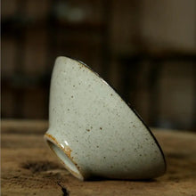Laden Sie das Bild in den Galerie-Viewer, Rustic Porcelain 2 Kinds of Tea Cups, 70cc, Cloud / Fish - photo 4