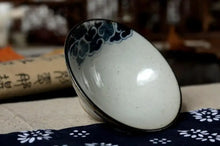 Laden Sie das Bild in den Galerie-Viewer, Rustic Porcelain 2 Kinds of Tea Cups, 70cc, Cloud / Fish - photo 8