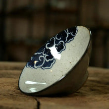 Laden Sie das Bild in den Galerie-Viewer, Rustic Porcelain 2 Kinds of Tea Cups, 70cc, Cloud / Fish