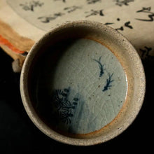 Load image into Gallery viewer, Rustic Porcelain 3 Kinds of Tea Cups, 50cc, Lotus / Fishes - photo 7