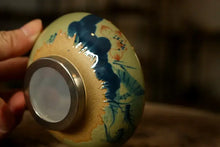 Load image into Gallery viewer, Rustic Pottery Porcelain Cha Lou Strainer with Traditional Patterns - photo 12
